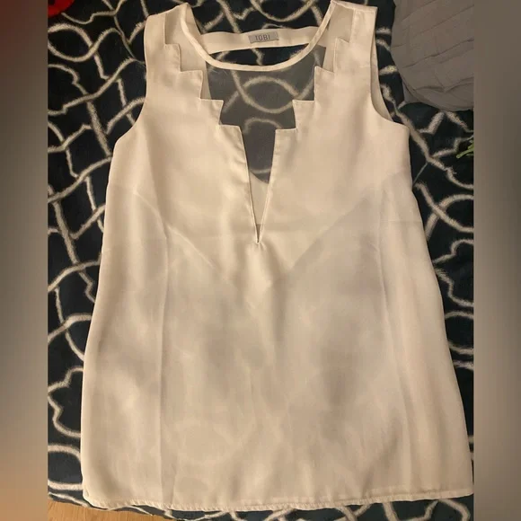 TOBI front to back Lightning tank, size: XS, color: white - Picture 2 of 4